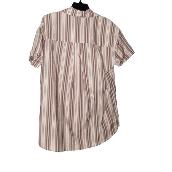 Free People oversized buttoned down shirt. Collared with breast pocket.Size XS-L - Picture 4 of 6